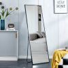 Aluminium alloy Metal Frame Wall Mounted Full Body Mirror ,Bathroom Vanity Mirror, Bedroom Home Porch, Decorative Mirror, Clothing Store, Floor Mounte