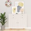 Self-adhesive Furniture Film White Wood 196.9"x35.4" PVC