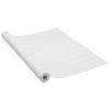 Self-adhesive Furniture Film White Wood 196.9"x35.4" PVC