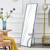 Aluminium alloy Metal Frame Wall Mounted Full Body Mirror ,Bathroom Vanity Mirror, Bedroom Home Porch, Decorative Mirror, Clothing Store, Floor Mounte