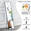Aluminium alloy Metal Frame Wall Mounted Full Body Mirror ,Bathroom Vanity Mirror, Bedroom Home Porch, Decorative Mirror, Clothing Store, Floor Mounte