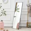 Aluminium alloy Metal Frame Wall Mounted Full Body Mirror ,Bathroom Vanity Mirror, Bedroom Home Porch, Decorative Mirror, Clothing Store, Floor Mounte
