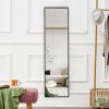 Aluminium alloy Metal Frame Wall Mounted Full Body Mirror ,Bathroom Vanity Mirror, Bedroom Home Porch, Decorative Mirror, Clothing Store, Floor Mounte