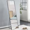 Aluminium alloy Metal Frame Wall Mounted Full Body Mirror ,Bathroom Vanity Mirror, Bedroom Home Porch, Decorative Mirror, Clothing Store, Floor Mounte